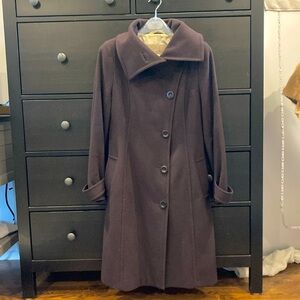 XS Wilfred Aritzia Brown wool/cashmere coat
